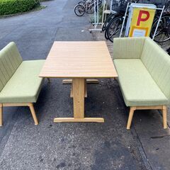 【リサイクルショップどりーむ天保山店】●3588●　美品！　ダイニングセット　ベンチイス2個付き♪