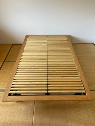 無印　セミダブルベットフレーム