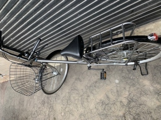 2072　CHACLE　チャクル 　空気入れ不要! 　ノーパンク自転車 シティサイクル　26インチ　6段切替 