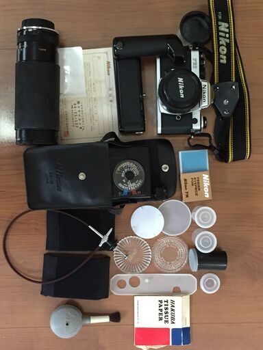 NIKONカメラFE2(フィルム)、望遠レンズTAMRON SP