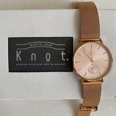knot 腕時計　ピンクゴールドの画像
