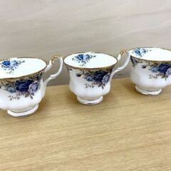 ROYAL ALBERT Moonlight Rose カップ&ソーサー3客セット ロイヤル
