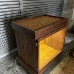 ※商談中※  ショーケース　照明付　※お引き取り限定※の画像