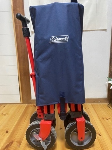 【売り切れました】Coleman アウトドアワゴン 限定カラー ネイビー レッド