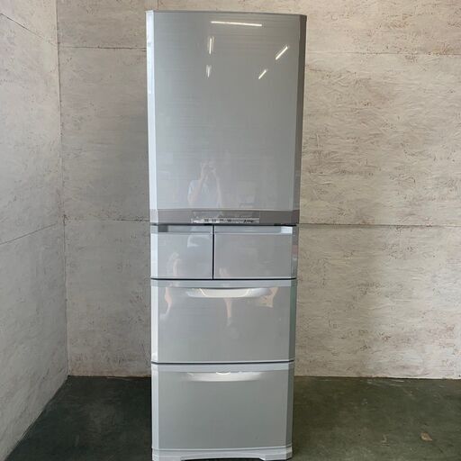 【MITSUBISHI】 三菱 ノンフロン冷凍冷蔵庫 5ドア 容量420L 冷蔵297L 冷凍123L MR-B42Y-F 2015年製
