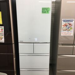 MITSUBISHI 三菱 冷蔵庫 5ドア冷蔵庫 MR-B46Z-W1 2016年製 455L 置けるスマート大容量 ファミリータイプ 自動製氷機能 ホワイト 大容量 クリーニング済 堺市 石津