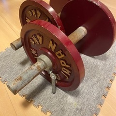 【決定しました】鉄製ダンベル10kg弱　2セット