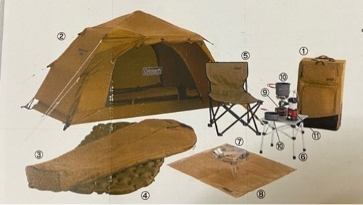 未開封新品‼️コールマンオールインワンセット