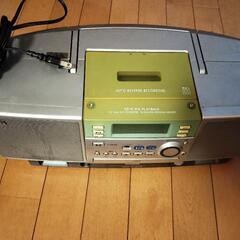 （ジャンク）CDカセットラジオプレイヤーの画像