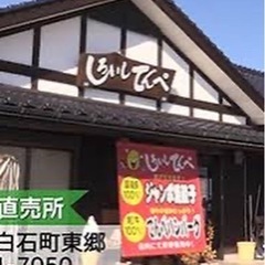 8/7(日) 店頭販売　しろいし特産物直売所　サボラメやアイスブ...