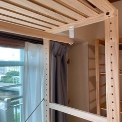 ニトリ　ハンガーラック　バラし済み　引き取り限定の画像