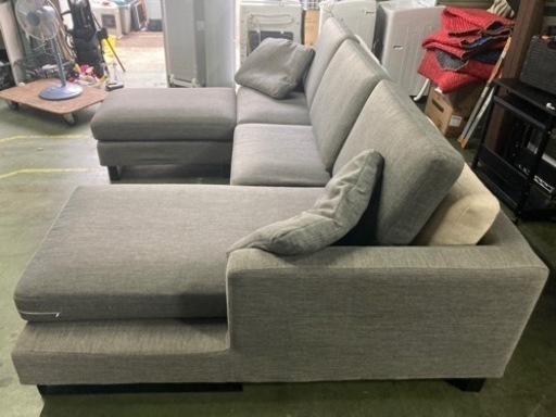 ● アルモニア、大型ソファー、幅258cm、おまけクッション×3