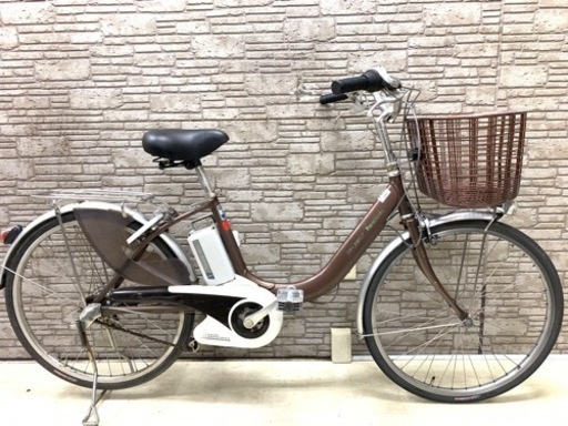 東京23区配達無料　新基準 Panasonic パナソニック ビビライトU 6.6Ah 電動自転車☆中古☆パナ ⑤