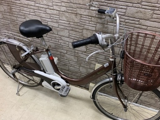 東京23区配達無料　新基準 Panasonic パナソニック ビビライトU 6.6Ah 電動自転車☆中古☆パナ ⑤