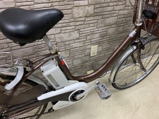 東京23区配達無料　新基準 Panasonic パナソニック ビビライトU 6.6Ah 電動自転車☆中古☆パナ ⑤