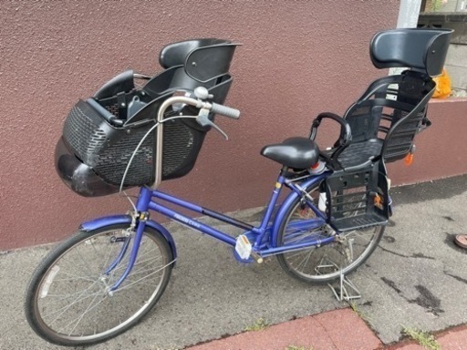 札幌市内引取希望　丸石　ふらっかーず　3人乗り　自転車　子乗せ