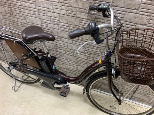 東京23区配達無料　新品バッテリー15.4Ah 新基準　ブリヂストン　アシスタ　 電動自転車 中古 ⑨