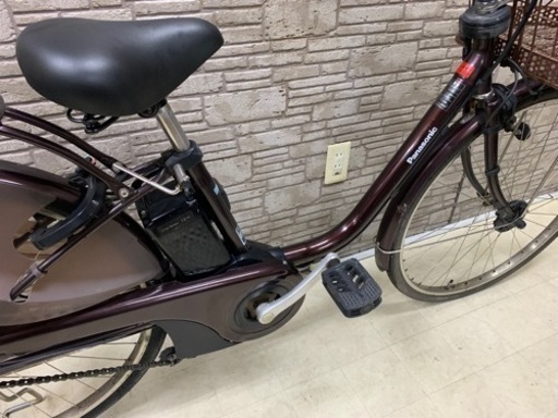 東京23区配達無料　12Ah 新基準 Panasonic パナソニック ビビDX 電動自転車☆中古☆パナ26