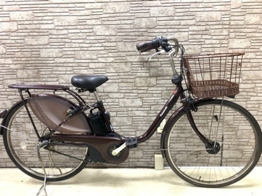 東京23区配達無料　12Ah 新基準 Panasonic パナソニック ビビDX 電動自転車☆中古☆パナ26