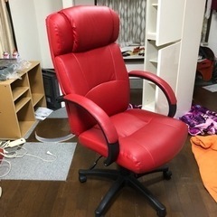 7/25までゆったりチェア(赤いイス)座面50×50座高70の画像