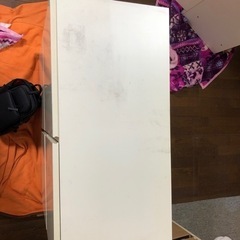 7/26までニトリ　4つ扉キャビネット　84×84×40 ホワイトの画像