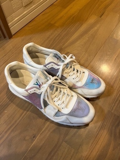 ルイヴィトン　靴　本物　安売り　白色　27㎝　状態△