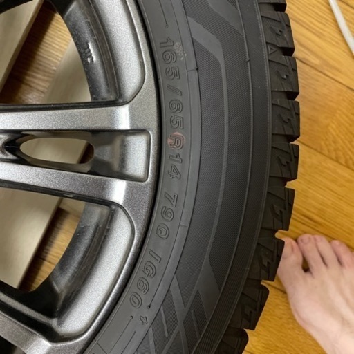 ハスラーに！スタッドレスタイヤ14インチアルミホイール４本セット