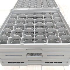 【 美品 】 食器洗浄機 ラック 2セット グラスラック 36仕切り ＆ ワイングラス 72個揃い  [ お引き取り場所 東京都 調布市 ] 近隣地域限定配送あり / 業務用 食器洗浄機の画像
