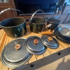 コールマン  鍋、フライパンセット