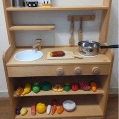 おままごとキッチン（木製）の画像