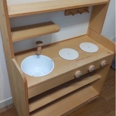 おままごとキッチン（木製）の画像