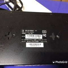 ★お値下げしました！★ロジテック、バッファローHUBセットの画像