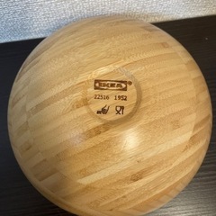 イケア-サービングボウル, 木製, 18 cmの画像