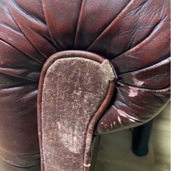 【アンティーク家具】チェスターフィールドトリプルソファの画像