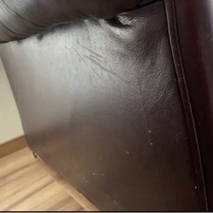 【アンティーク家具】チェスターフィールドトリプルソファの画像