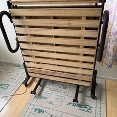 すのこ　折り畳みベッドの画像