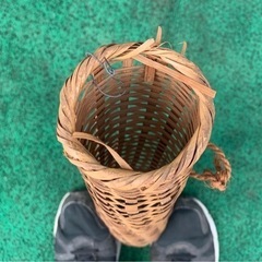 昭和レトロ、竹製うなぎ獲りの画像