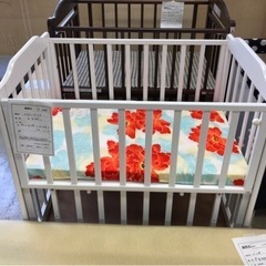 KATOJI ベビーベッド 2段 柵可変の画像