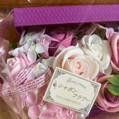 シャボンフラワー パープル 紫 プレゼントの画像