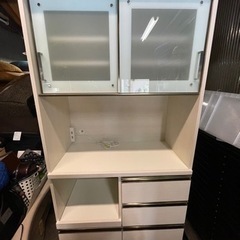 入江木工 レンジボード キッチンボード 収納家具