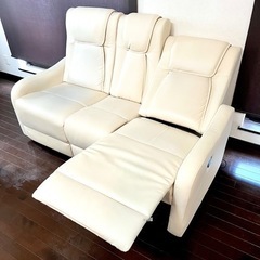 電動リクライニングソファ 3人掛け USBポート付の画像