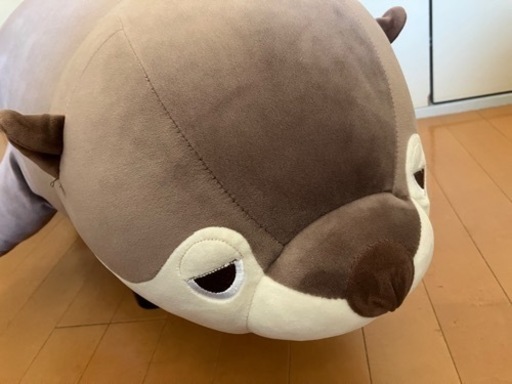 ねむねむ かわうそのくるり プレミアムねむねむ BIG カワウソ ねむねむアニマルズ 抱き枕 ぬいぐるみ 特大 グッズ