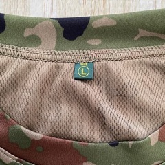 陸自迷彩風半袖速乾Tシャツ2枚組 Lサイズ サバゲーに、コスプレに。の画像