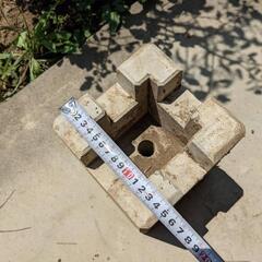 基礎ブロック4個セット　
75mm角用の画像