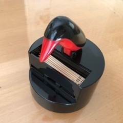 キツツキの爪楊枝ケース差し上げます（未使用）の画像