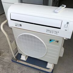 【動作保証あり】DAIKIN 2019年 2.2kw 6畳用 ルームエアコン AN22WESK ストリーマ搭載【管理KR281】