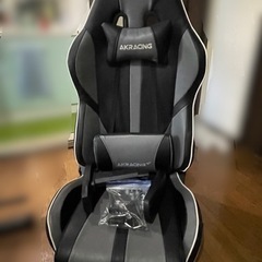 AKRacing ゲーミングチェア　極座V2 回転座椅子 ブラッ...