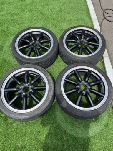 交渉してください！ワタナベアルミ　17インチ　7J +40 4穴　215 40 17