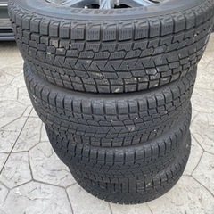 アイスガード　ホイール付きスタッドレス　ハリアー60系外し　