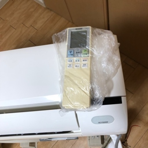 SHARP/シャープ 2016年製 冷暖房ルームエアコン AC-F22AW 冷房～9畳/暖房～7畳 プラズマクラスター25000搭載